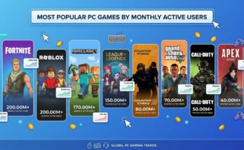 Most Popular PC Games by Monthly Active Users