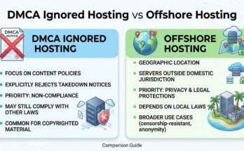 DMCA ignored vs offshore hosting