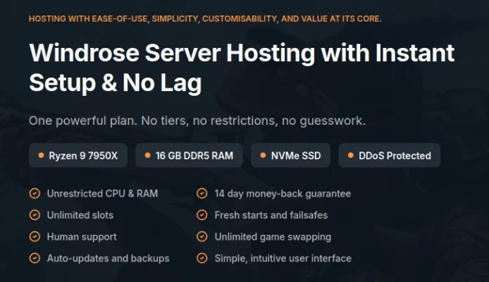 DatHost Windrose server hosting
