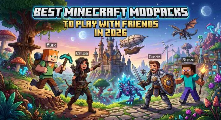 best Minecraft modpacks to play with friends