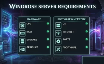 windrose server requirements